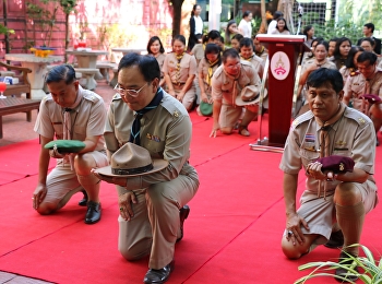 สำนักศิลป์ร่วมวางพวงมาลา
เนื่องในวันมหาธีรราชเจ้า