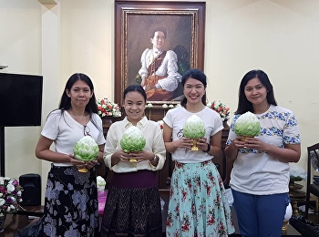 ประมวลภาพบรรยากาศกิจกรรมการทำพานพุ่มกลีบบัวในงาน
Night at the Museum 8 : ย่ำค่ำสวนสุนันทา
สีสันสายสุทธานภดล วันที่ 16 ธันวาคม 2561
ณ พิพิธภัณฑ์อาคารสายสุทธานภดล