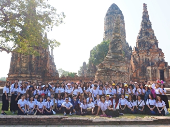 OAC and Faculty of Humanities and Social
Sciences Held the Academic Trip at
Ayutthaya