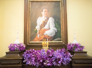 Merit-making ceremony in commemoration
of the passing away of H.H. Princess
Saisavali Bhiromya