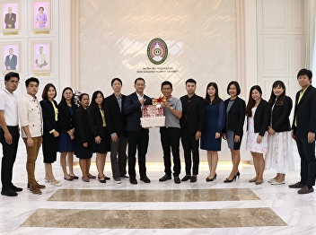 On 28th December 2020, Dr.Peerapol
Chatchwan, Acting Director, along with
executives and staff of the Office of
Arts and Culture, would like to extended
our warm wishes for the New Year 2021 to
Assoc. Prof. Dr. Luedech Girdwichai