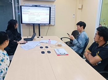 ฝ่ายบริหารและแผนงาน
ประชุมเรื่องการพิจารณาแผนการดำเนินงาน
ประจำปีงบประมาณ พ.ศ.๒๕๖